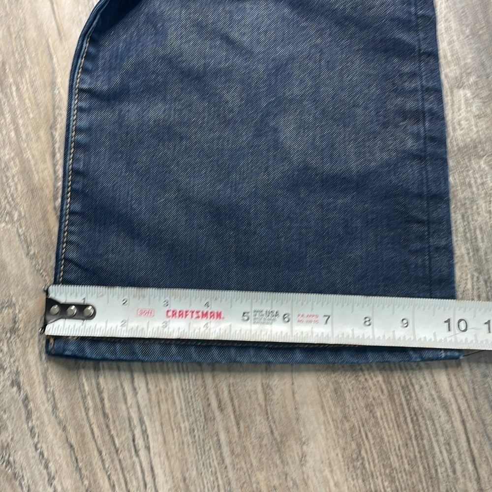 Gap Factory Women’s Dark Wash Essential Bootcut Jeans, size 14A - Picture 8 of 10